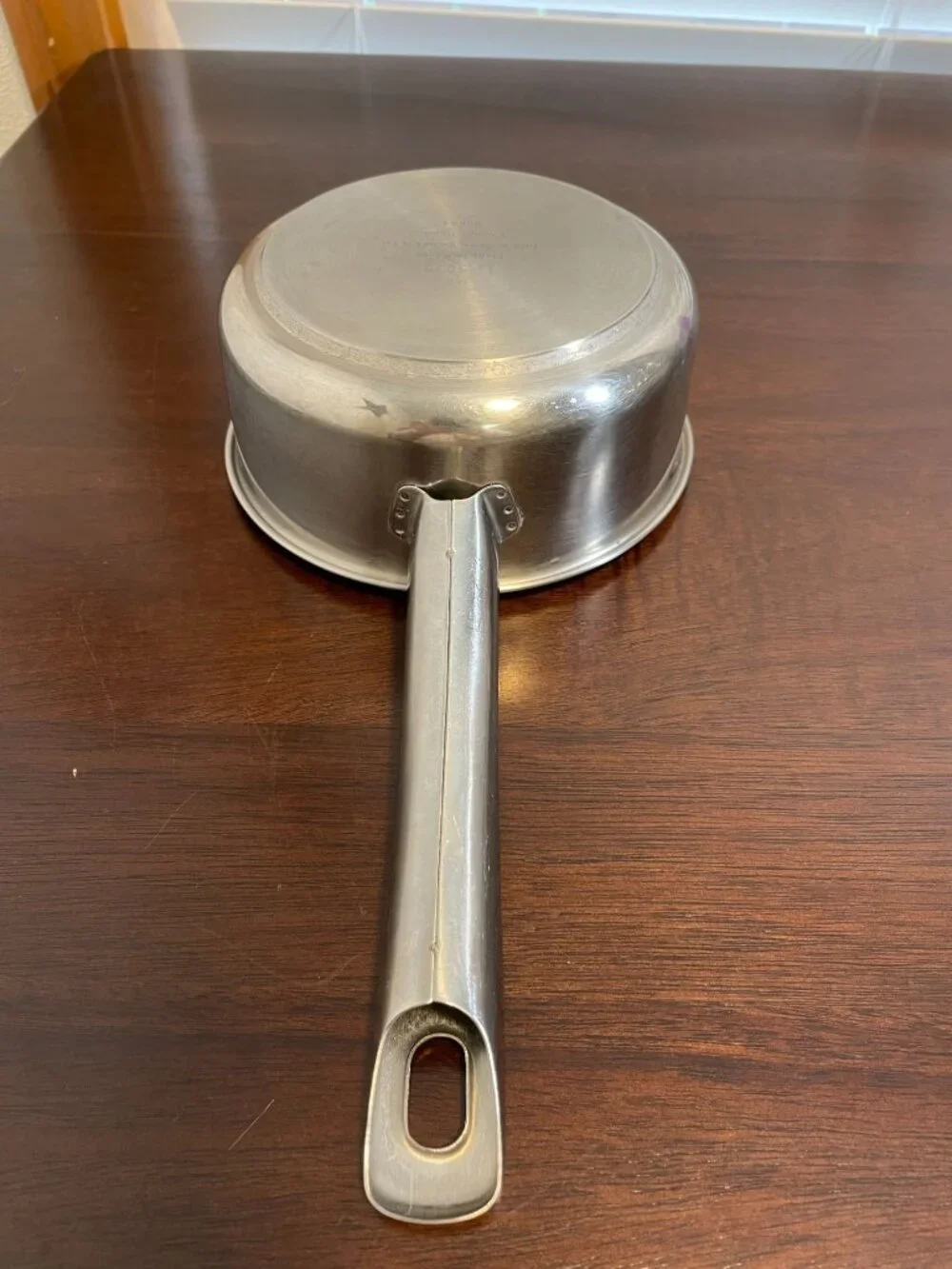 Vintage Sears Range Craft 1 qt Sauce Pot w/Lid Stainless Steel All Metal Handle